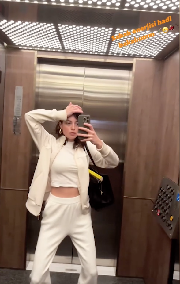 melis sezen in asansor dansi sosyal medyada gundem oldu